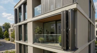 Folding Brise Soleil Shutter System - 3