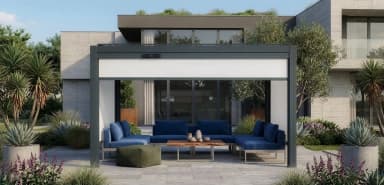 Luxa 100S Solar-Powered Zip Screen - 2