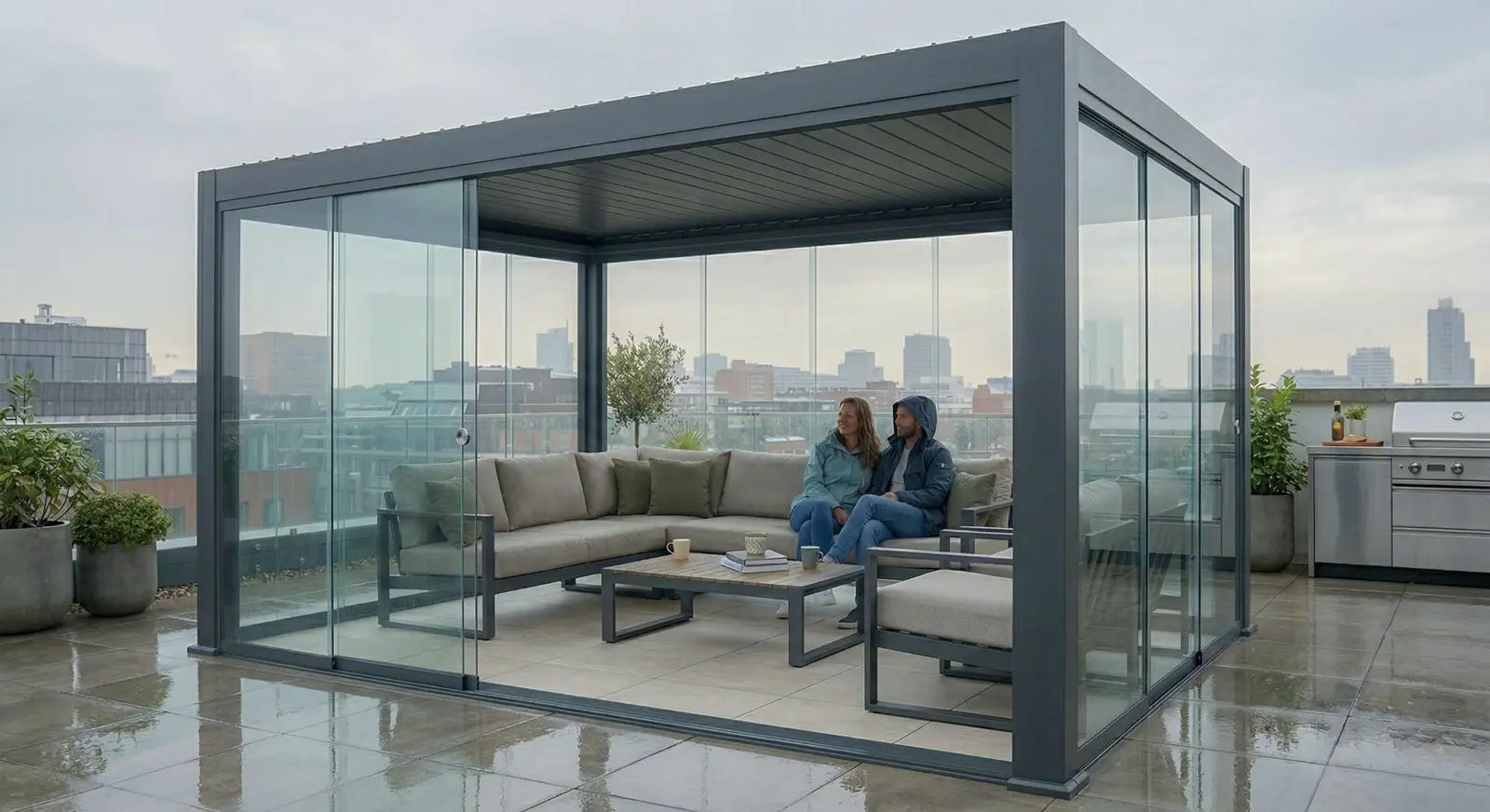 Luxa 500 Manual Bioclimatic Pergola - 7