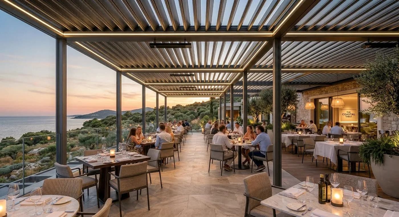 Bioklimatische Pergolen & Lamellendächer