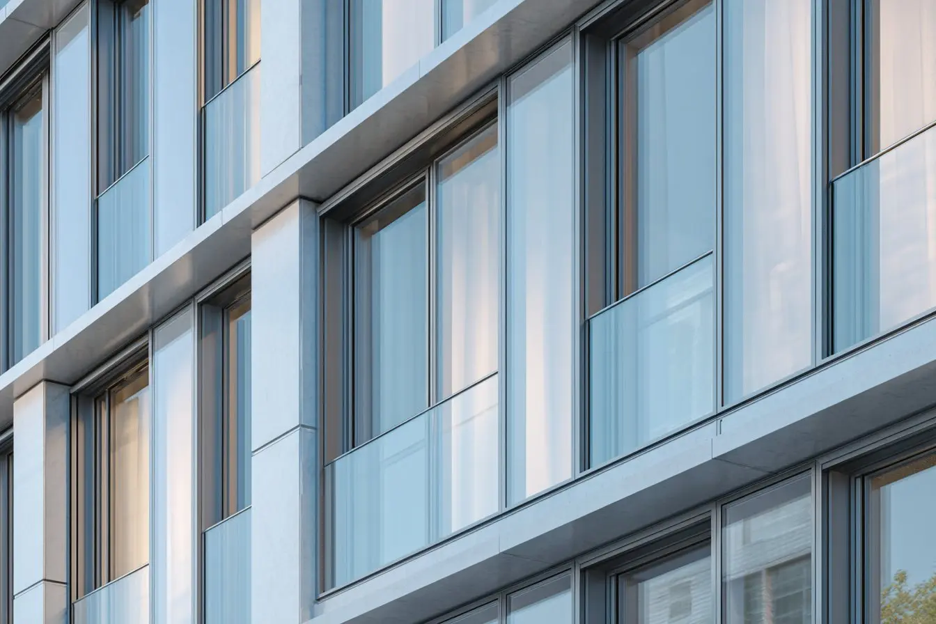 Balkongeländer aus Aluminium