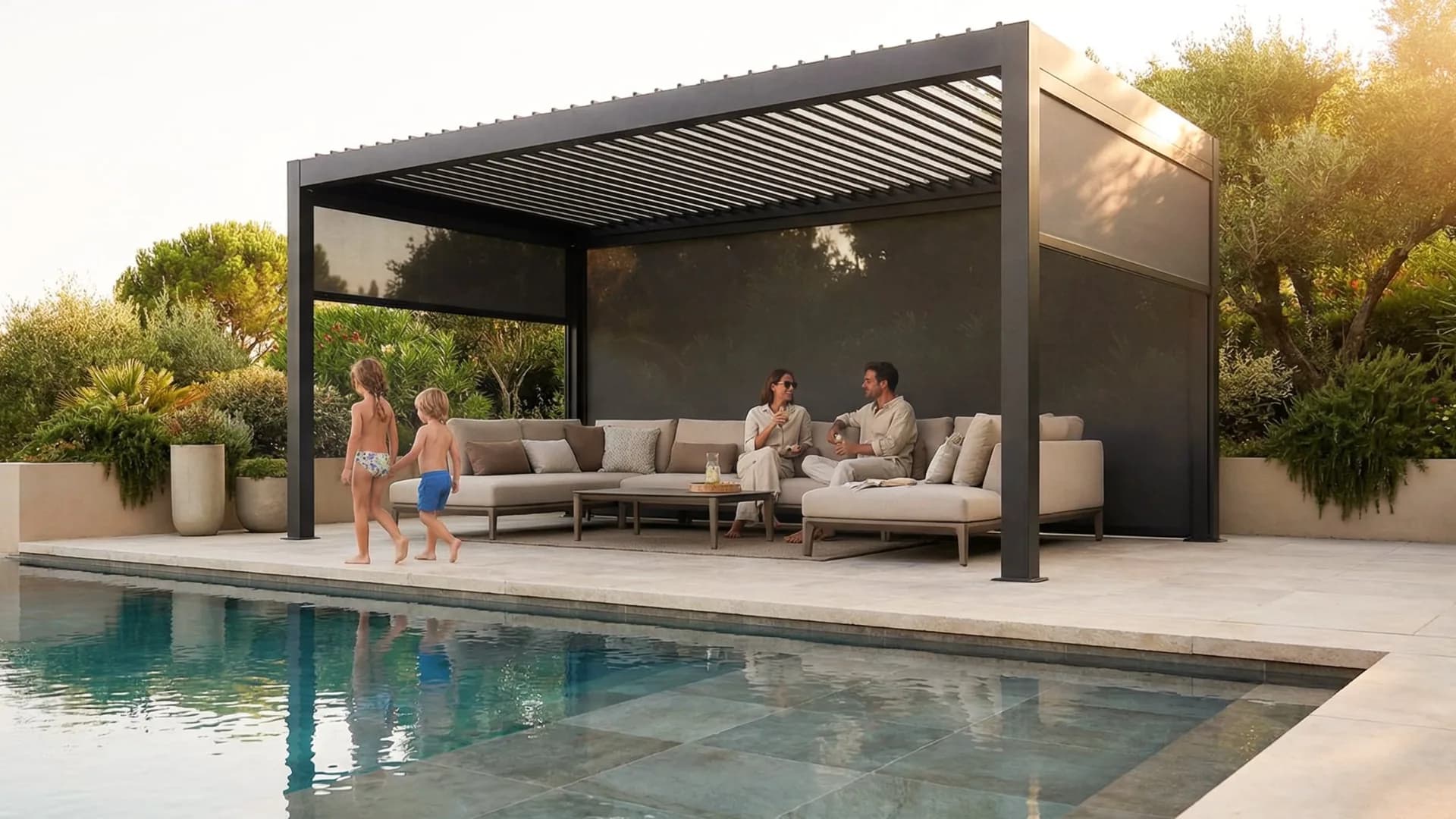Luxa Sereno 700 Pergola Bioclimatique — useCases
