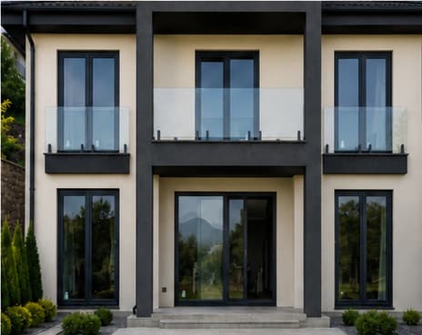 Visio Square Spigot Glass Railing
