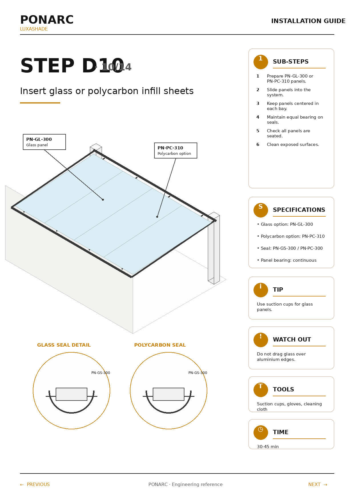 Install optional gutter extension profile — illustration