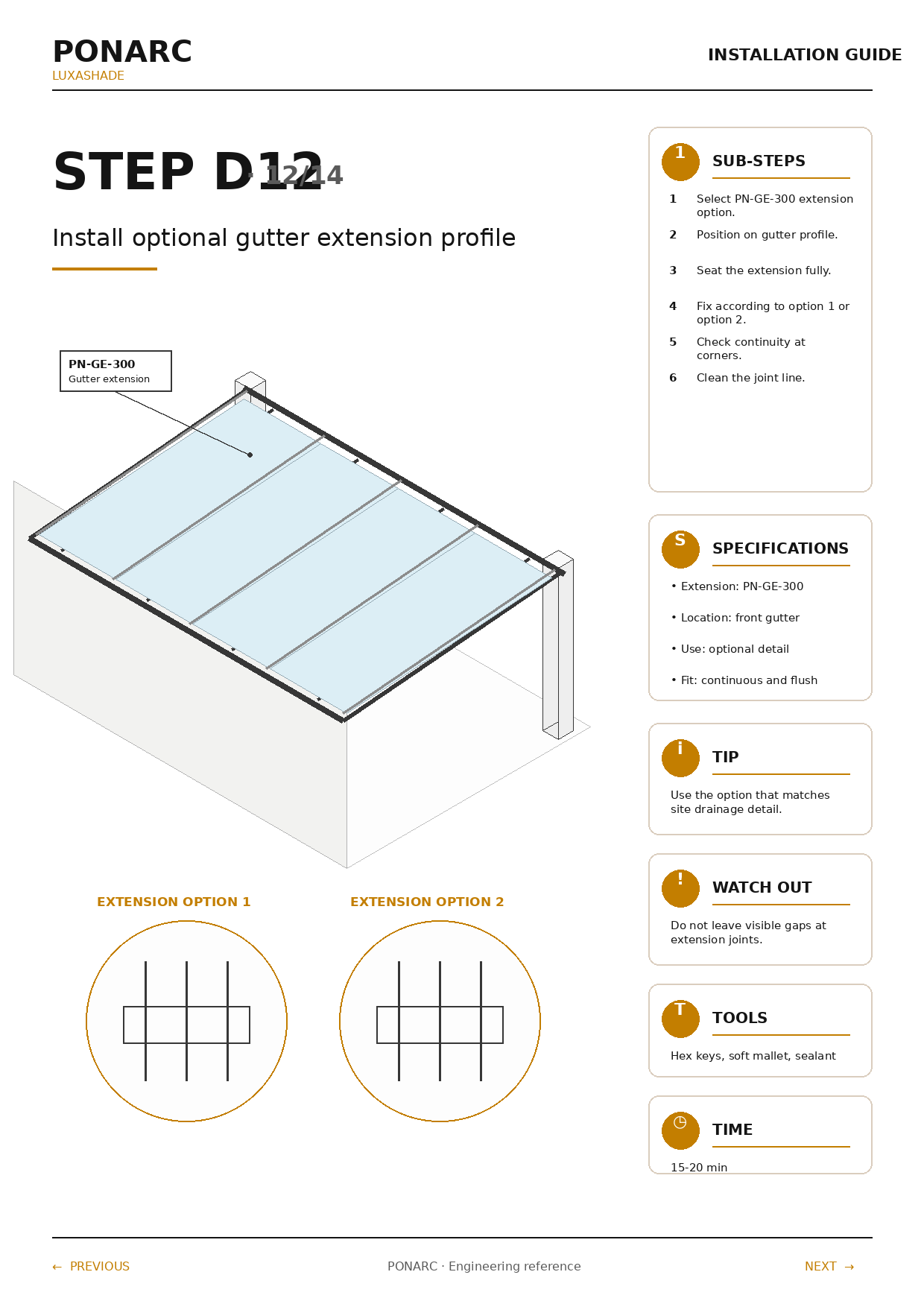 Seal the wall joint and complete the system — illustration